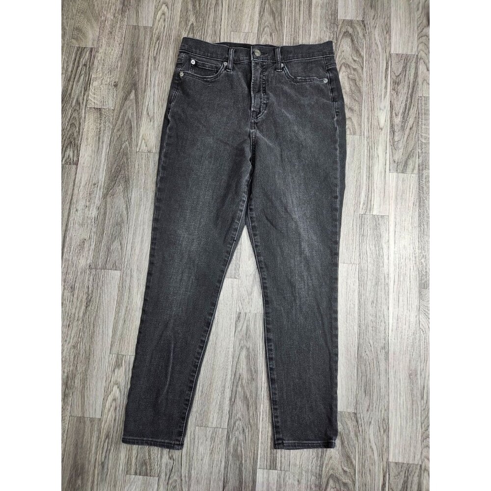 Gap Womens Size 8 / 29 Pockets True Skinny Black Grey Denim Jeans